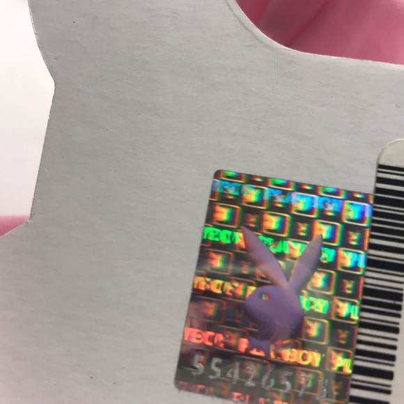 Pink black playboy doggie shirt hoodie sweatshirt - Picture 3 of 5